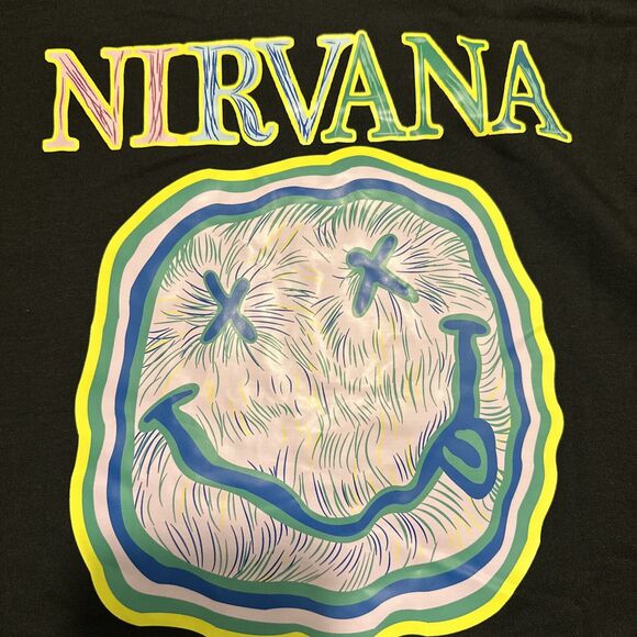 Super Sick!!!! So Cute! Nirvana Hoodie Crop Top Y2K Forever! - Picture 1 of 5